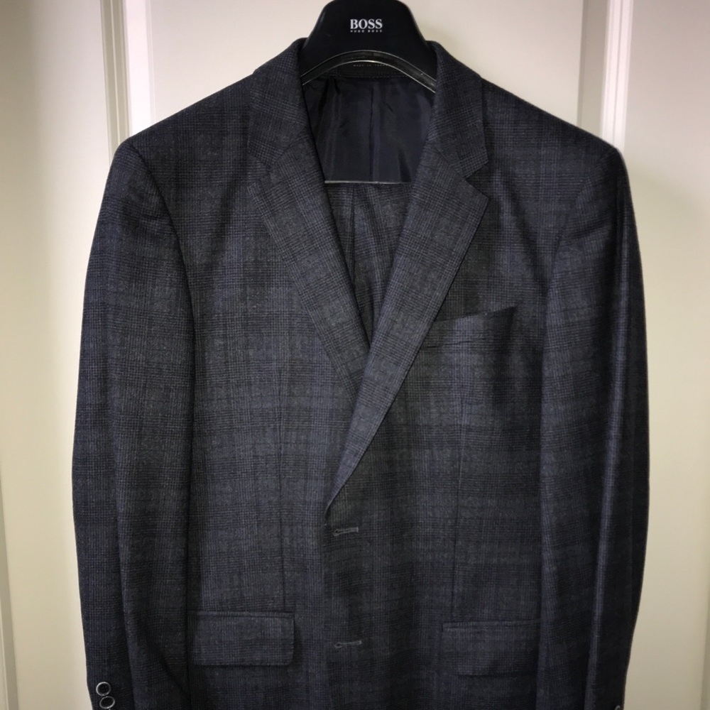 BOSS HUGO BOSS 'Hedge/Gense' Plaid Suit
